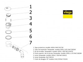 RECAMBIOS VALVULA DUCHA TEMPOPLEX VIEGA